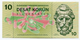 Slovakia 10 Korun 1977 Specimen "Ľudovít Štúr"
Fantasy Banknote; Limited Edition; Made by Matej Gábriš; BUNC