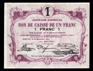 Belgium 1 Franc 1914 Commune D'Ensival
№ 259609