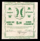 Belgium 5 Francs 1914 -18 Commune de Vielsalm
№ AD 66