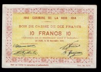 Belgium 10 Francs 1914 Commune De La Reid
№ 15682