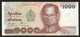 Thailand 1000 Baht 2000 Rare
P# 108; 4G5363052; UNC
