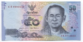Thailand 50 Baht 2017
P# 131; № 4K 9713803; UNC