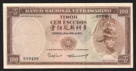 Timor 100 Escudos 1963
P# 28; 619499; UNC-