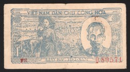 Vietnam 1 Dong 1948
P# 16; 080571; Early issue; VF
