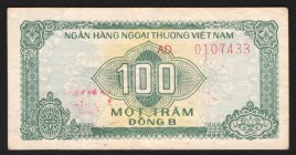Vietnam 100 Dong 1987
P# FX3; Small note; VF+