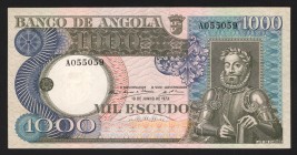 Angola 1000 Escudo 1973 Single Letter Rare
P# 108; A055059; aUNC