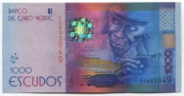 Cabo Verde 1000 Escudos 2014
P# 73; № EG993049; UNC