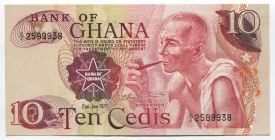Ghana 10 Cedis 1978
P# 16f; № C/2 2599938; UNC