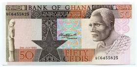 Ghana 50 Cedis 1980
P# 22b; № AC6455825; UNC