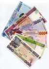 Guinea Set of 6 Notes 2012 -15
100-500-1000-5000-10000-20000 Francs; UNC