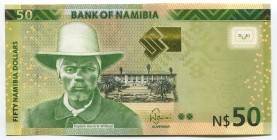 Namibia 50 Dollars 2016
P# 13; № G51892545; UNC