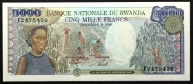 Rwanda 5000 Francs 1988
P# 22; № F2475426; UNC