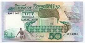Seychelles 50 Rupees 1989
P# 34; Serie A; UNC
