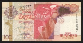Seychelles 100 Rupees 2001
P# 40; AC790037; UNC