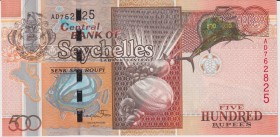 Seychelles 500 Rupees 2011
P# 45; UNC