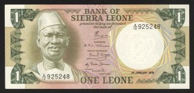 Sierra Leone 1 Leone 1978
P# 5b; A/12 925248; UNC