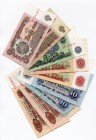 Bulgaria Lot of 9 Banknotes 1974
Various Denominations & Types; VF-UNC
