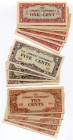 Burma Lot of 27 Banknotes 1942 - 1944 Japanese Occupation WWII
Various Dates, Denominations & Literas Combinations