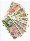 Costa Rica Lot of 9 Banknotes
Various Dates, Denominations; Mostly UNC