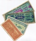 Europe Lot of 4 Banknotes 1944 "Allied Military Authority"
Various Countries & Denominations