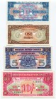 Great Britain Set of 4 Military Banknotes 1956 (ND)
(x2) 1 Shilling, 5 & 10 Shillings