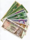 Guatemala Lot of 9 Banknotes 1969 - 2010
Various Dates, Denominations; F-UNC