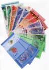 Malaysia Lot of 13 Banknotes
Various Denominations & Dates; Consecutive Number Included; AUNC-UNC