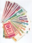 Mongolia Lot of 40 Banknotes 1993 - 2016
Various Dates & Denominations; Mostly UNC