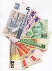Singapore Lot of 8 Banknotes 1976 - 1980 (ND)
Various Denominations & Dates