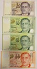 Singapore Lot of 4 Banknotes 2005 (ND)
2 5 10 Dollars 2005 (ND); Some are with Consecutive Numbers!