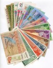 Suriname Lot of 18 Banknotes 1963 - 2000
Various Dates, Denominations; Mostly UNC