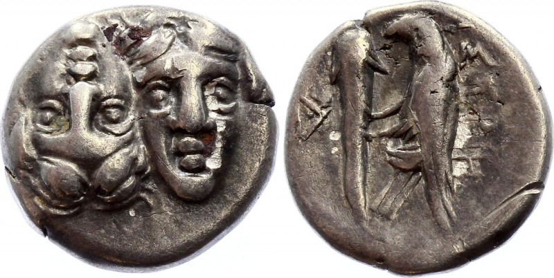 Ancient Greece Moesia Istros 1 Drachmai 380 -280 B.C.
4. Jhdt. v. Chr.Vs: Zwei ...