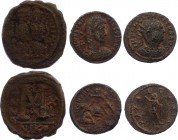 Roman Republic Lot of 3 Coins
Nikomedia Justinus II & Sophia, Antonian Takitus 275-276, Thessaloniki Constantinas II 324-361