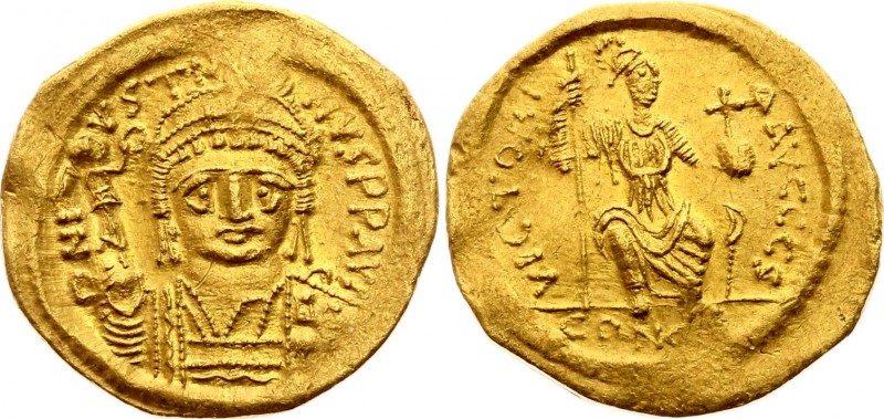 Byzantium Solidus 565 -578 A.D.
Iustinius II, Constantinopolis. Obv. DN I-VSTI-...