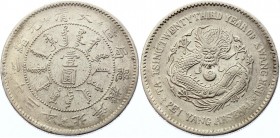 China Chihli 1 Dollar 1897
Y# 65.1; Silver 26,85g.; small hole near the dragon's head