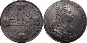 Russia 1 Rouble 1727
Bit# 19; 3 Roubles by Petrov; Silver, XF.