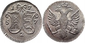 Russia For Livonia 2 Kopeks 1757 Livonaise (Collectors copy)
Bit# 646 R1; 4 Roubles by Petrov; Silver 1,05 g.; Edge - rope; Collectors copy; UNC
