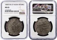 Russia 1 Rouble 1804 СПБ ФГ NGC MS65
Bit# 38; 2,25 Roubles by Petrov. Silver, UNC. Very beautiful mint luster.