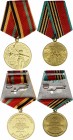 Russia - USSR Set of 2 Jubilee Medals "30 & 40 Years of Victory in the Great Patriotic War 1941–1945" 
Юбилейная медаль «30 & 40 лет Победы в Великой...