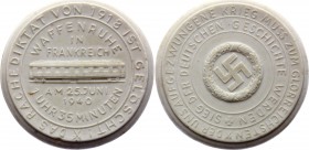 Germany - Third Reich Porcelain Medal "Capitulation of France 1940"
Porcelain 15.6g 48mm