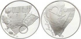 Czech Republic 200 Korun 2006 PROOF
KM# 85; Silver Proof; 100th Anniversary of the Birth of Composer Jaroslav Ježek; Mintage 8,000