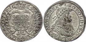 Austria 15 Kreuzer 1664
KM# 1170; Silver; Vienna Mint; AU