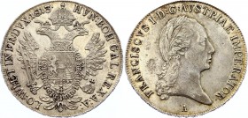 Austria 1/2 Thaler 1813 A
KM# 2152; Franz II. Silver, XF, nice patina.