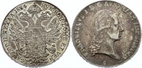 Austria Thaler 1824 C
KM# 2162; Francis I of Austria. Silver, XF+