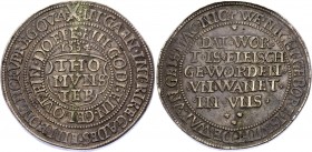 German States Munster 2 Thaler 1534
17th century struck. Dav. 9583, Dethelfs G7. Weidertauferherrschaft 1534-1536. Rare. Silver, VF. Probably ex moun...