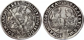 German States Saxony Thaler 1608 HR
KM# 24; Silver; XF Reapired Edge