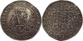 German States Saxony Thaler 1653
Dav. 7612; Kahnt# 169; Schnee# 879; Silver 29,00g.; Johann Georg I; Dresden; AUNC