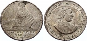 German States Solms-Laubach Thaler 1770 WWE
Dav. 2785; Joseph# 456; Silver 28,07g.; Otto, the founder of the line Solms-Laubach. With Stempelschneide...