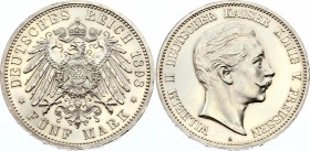 Germany - Empire Prussia 2 Mark 1898 A PROOF
KM# 522; J# 102; Friedrich II. Silver; Proof. Deutsches Kaiserreich Preussen 2 Mark 1898 A PP.