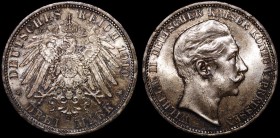 Germany - Empire Prussia 3 Mark 1910 А
KM# 527; Silver 16.71g; Nice Patina; UNC/BUNC